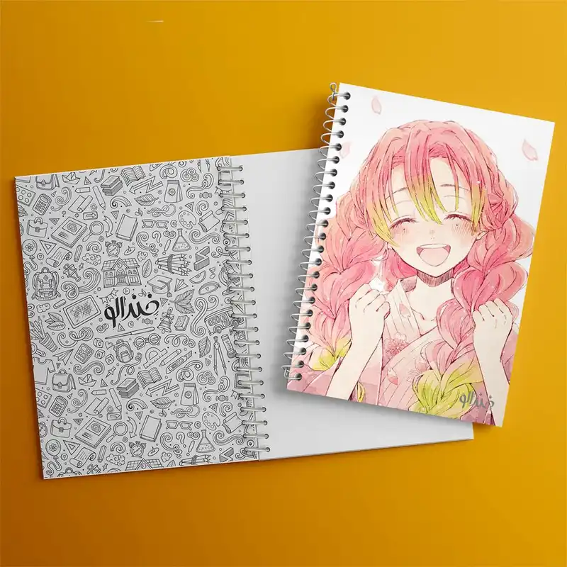 دفتر مشق 50 برگ خندالو مدل میتسوری کانروجی انیمه شیطان کش کد 27014