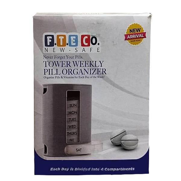 یادآور و نگهدارنده قرص و دارو  اف تی ای کو مدل tower pill organizer