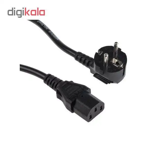 کابل برق سه پین منبع تغذیه کامپیوتر مدل ps3 طول 1.2 متر