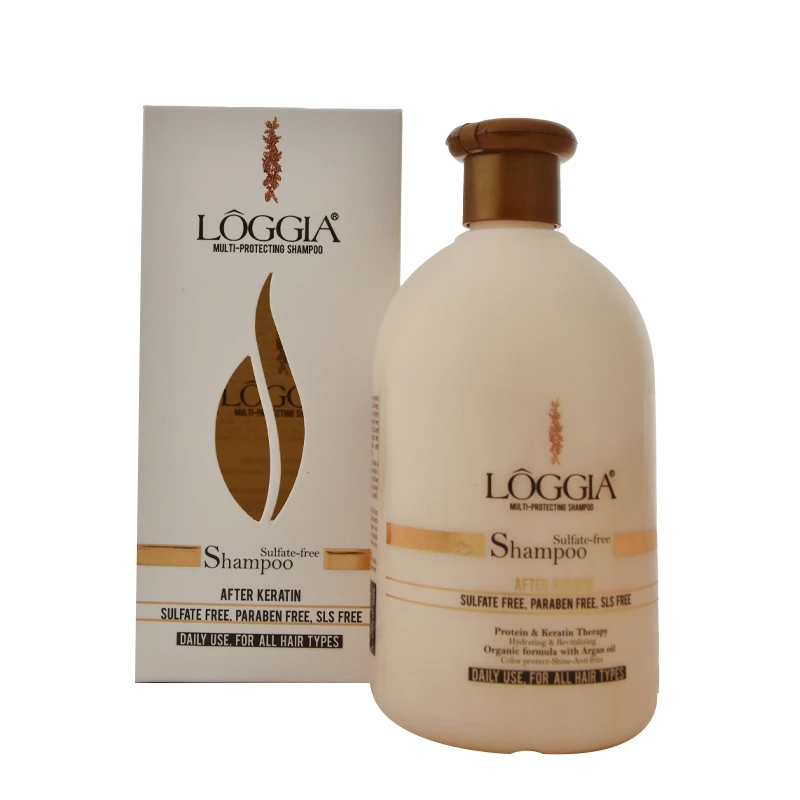 شامپو مو لوجیا مدل keratin حجم 500 میلی لیتر