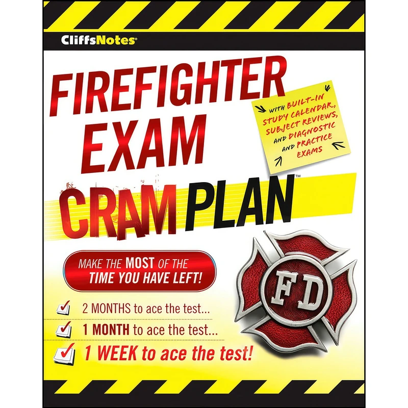 کتاب CliffsNotes Firefighter Exam Cram Plan اثر Northeast Editing  Inc. انتشارات Cliffs Notes