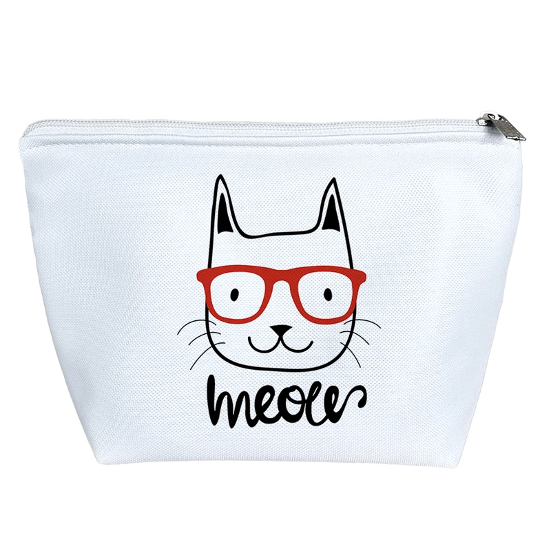 کیف لوازم آرایش دخترانه خندالو مدل گربه کد 1846