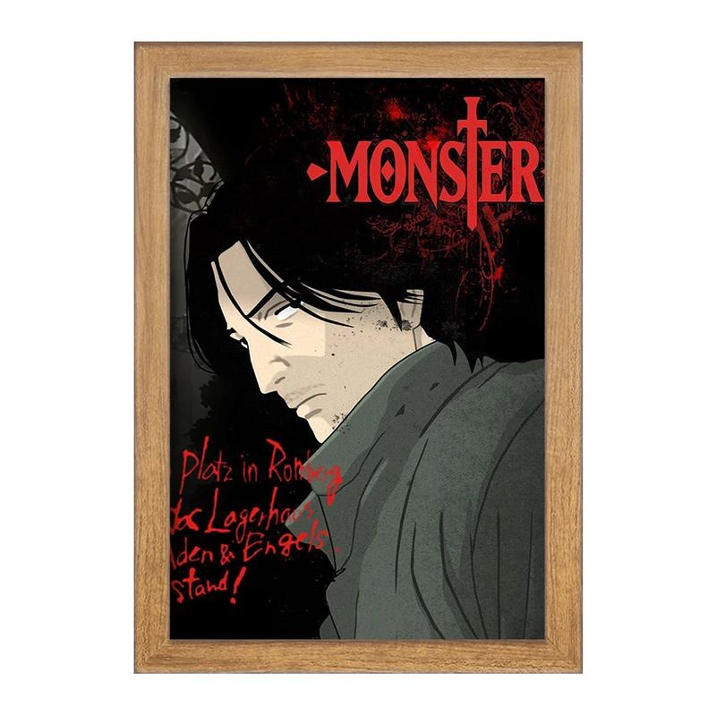 تابلو خندالو مدل دکتر کنزو تنما انیمه مانستر Monster  کد 17119