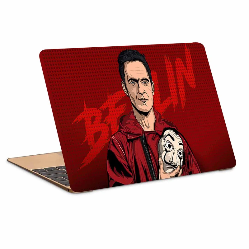 استیکر لپ تاپ طرح money heist کد N-381 مناسب برای لپ تاپ 15.6 اینچ