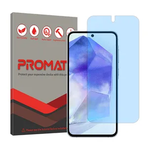 Promate Resistant model anti-blue ray screen protector suitable for Samsung Galaxy A55 mobile phone
