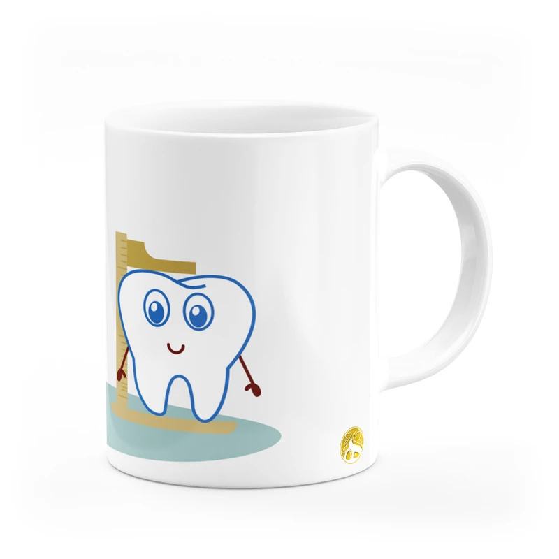 ماگ هومرو طرح دندانپزشک مدل MG9798