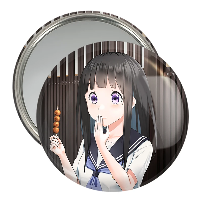 آینه جیبی خندالو مدل چیتاندا انیمه هیوکا Hyouka  کد 17092