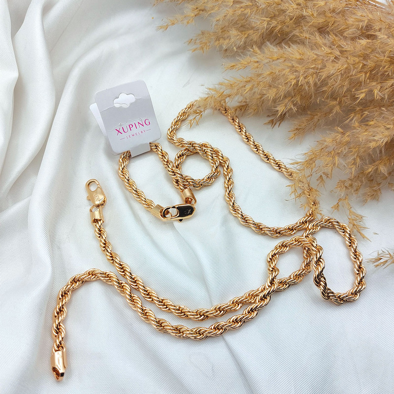 زنجیر زنانه ژوپینگ مدل طنابی xp2482