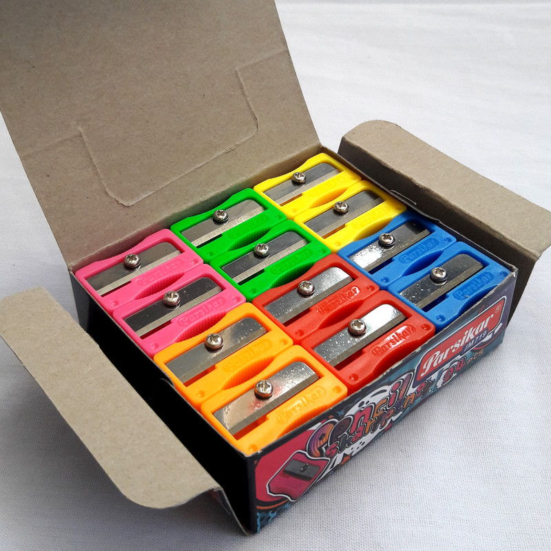 تراش پارسیکار مدل مدرسه الفبا کد 40 بسته 24 عددی