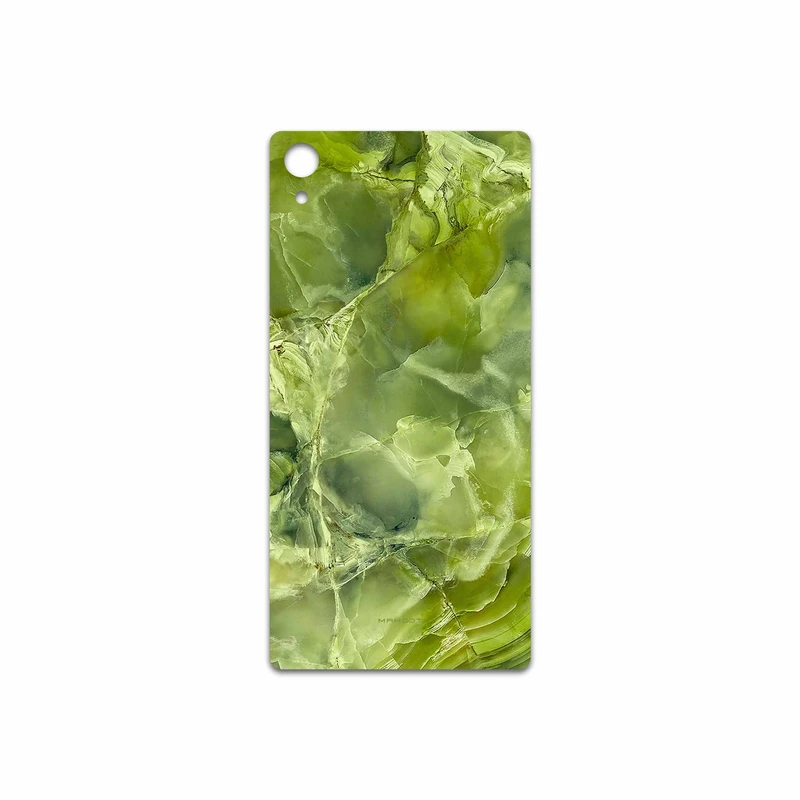 برچسب پوششی ماهوت مدل Green Crystal Marble مناسب برای گوشی موبایل سونی Xperia Z2