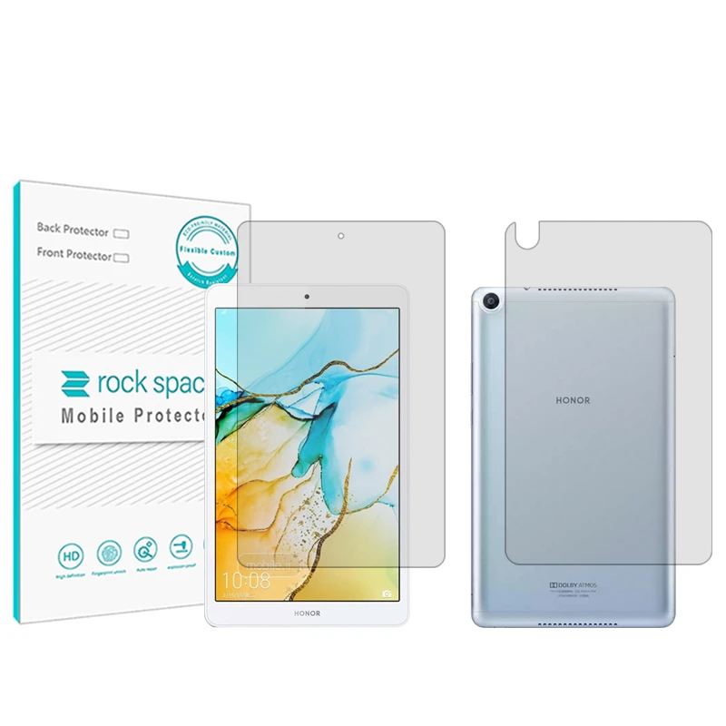 محافظ صفحه نمایش شفاف راک اسپیس مدل Hygel مناسب برای تبلت آنر Pad 5 8 به همراه محافظ پشت تبلت