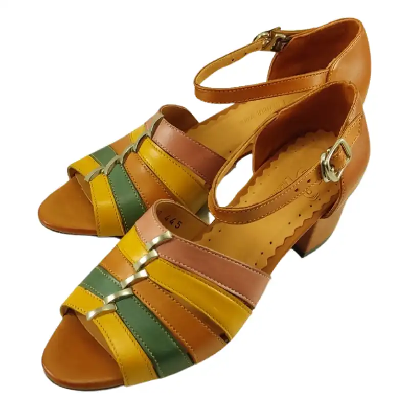 صندل زنانه مدل چرم طبیعی کد 688