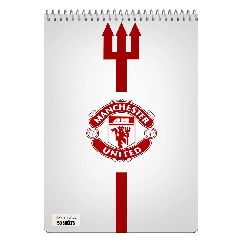 دفتر نقاشی 50 برگ سیمی کارنیکا طرح منچستر یونایتد Manchester United کد 49566