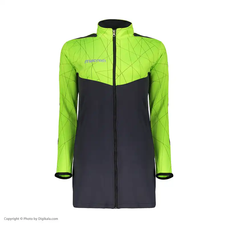 گرمکن ورزشی زنانه مکرون مدل دیو رنگ فسفری