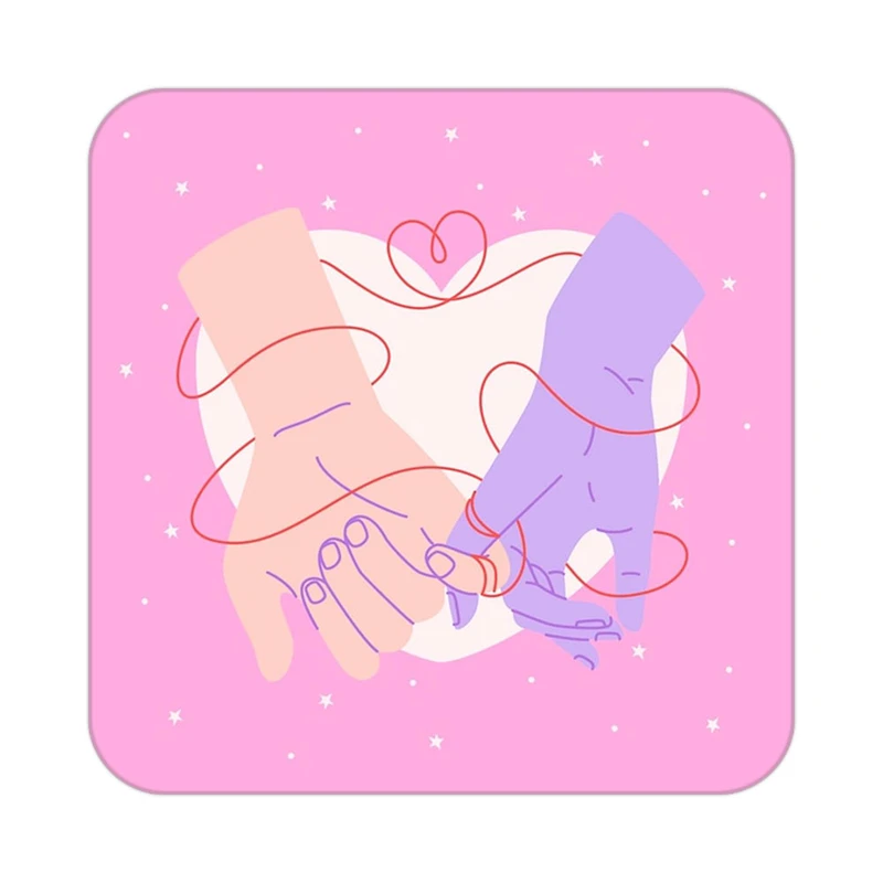 زیر لیوانی کاکتی طرح عاشقانه مدل mp38027