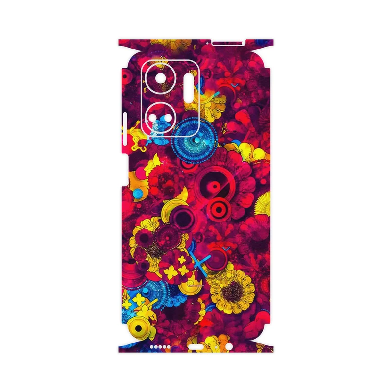 برچسب پوششی ماهوت مدل Vector Flower Garden Digital Art-FullSkin مناسب برای گوشی موبایل آنر X7a