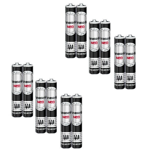 باتری نیم قلمی پاناسونیک مدل R5UT/4S HYPER بسته 12 عددی