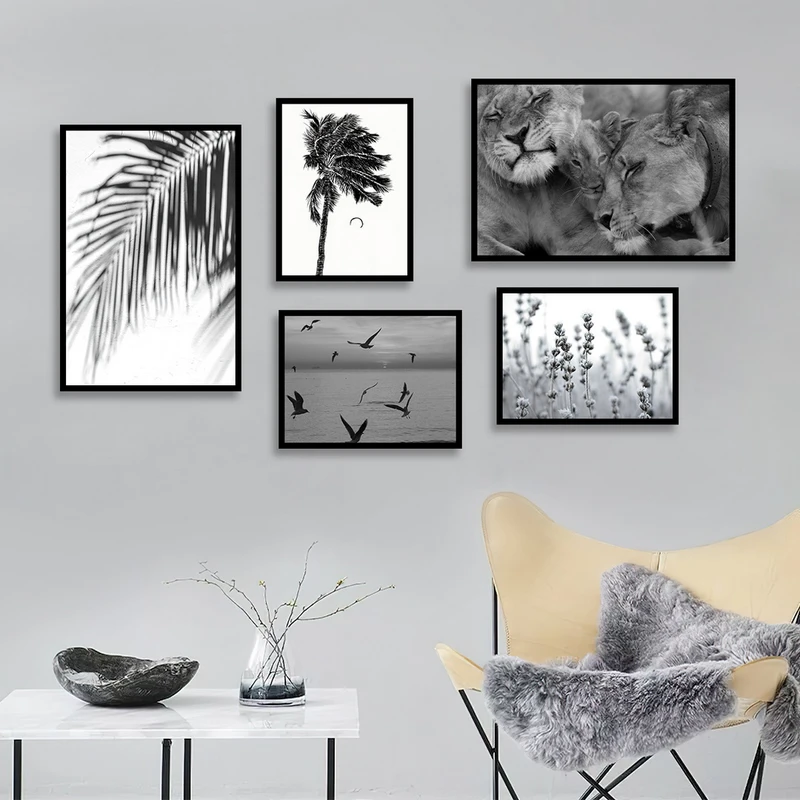 تابلو بکلیت طرح مدرن طبیعت مدل شاین اکلیلی B-997 مجموعه 5 عددی