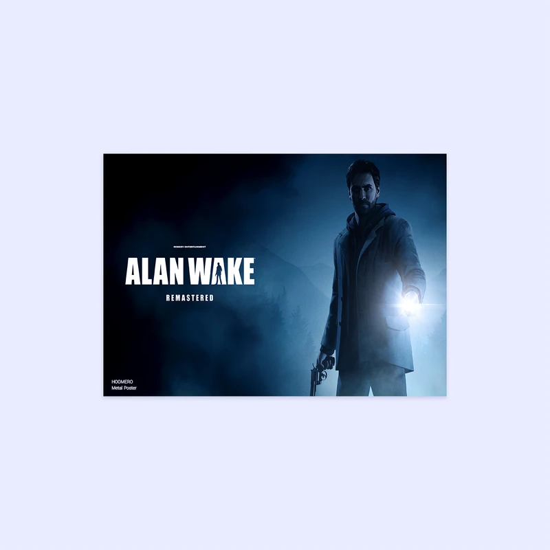 پوستر هومرو مدل فلزی طرح بازی Alan Wake کد PS807
