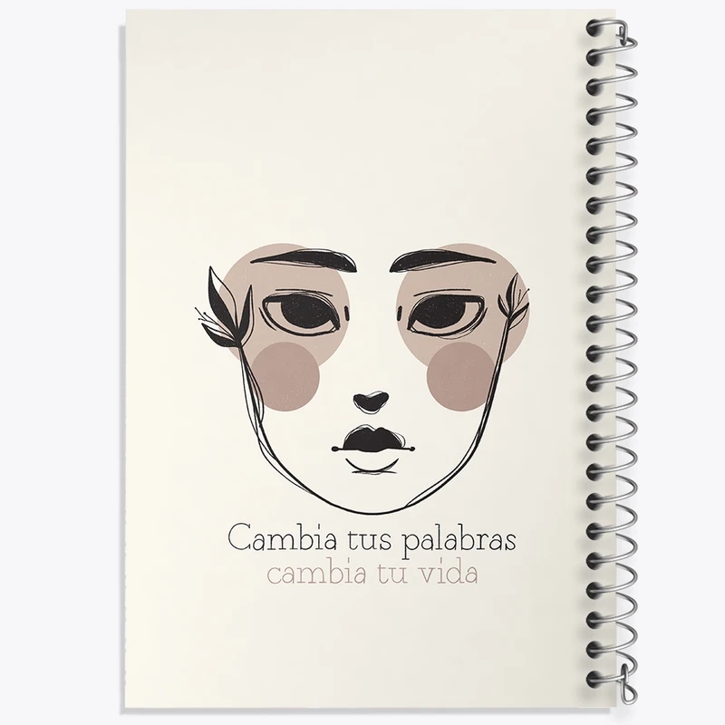 دفتر ژورنال نویسی 50 برگ خندالو مدل نقطه ای طرح انگیزشی کد F660