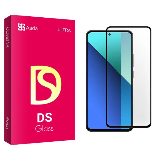 محافظ صفحه نمایش شیشه ای آسدا مدل DS FullGlue مناسب برای گوشی موبایل شیائومی Redmi Note 13 Pro 5G