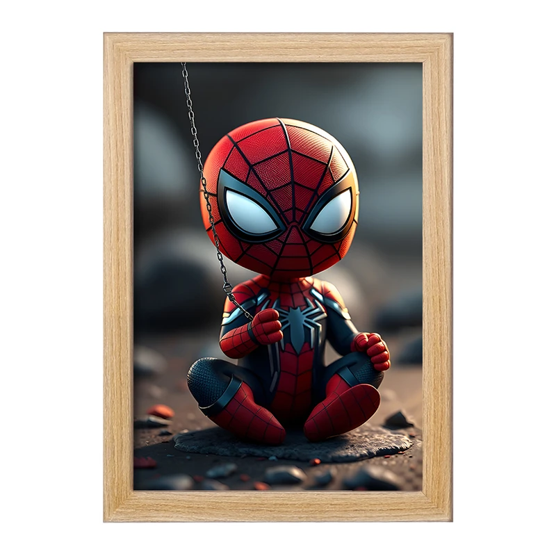 تابلو خندالو مدل مرد عنکبوتی کد F11664