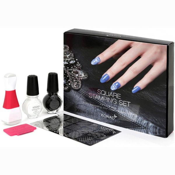 مجموعه آرایش ناخن کناد مدل Square Stamping Set مجموعه آرایش ناخن کناد مدل Square Stamping Set