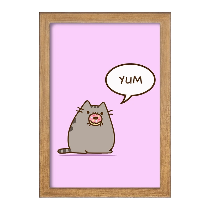 تابلو خندالو مدل پوشین گربه بامزه کد 26599