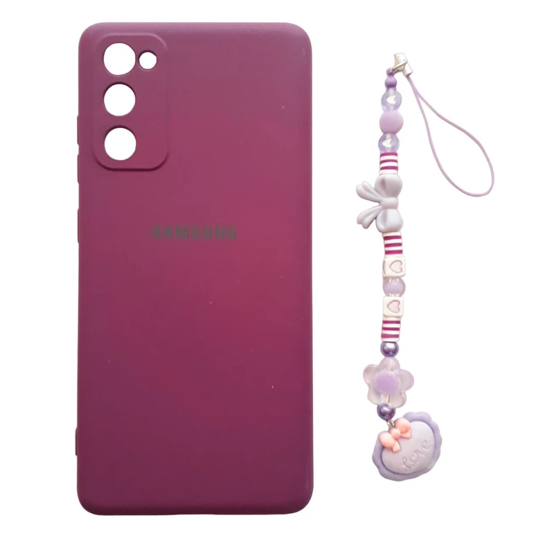 کاور طرح Love کد A9741 مناسب برای گوشی موبایل سامسونگ Galaxy S20 FE 4G / S20 FE 5G به همراه بند