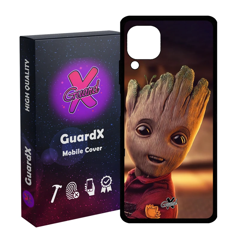 کاور گارد ایکس طرح Groot مدل Glass10479 مناسب برای گوشی موبایل هوآوی Nova 7i / Nova 6 SE / P40 Lite