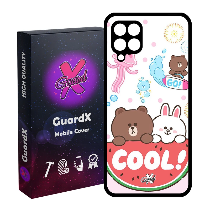 کاور گارد ایکس طرح Cool مدل Glass10071 مناسب برای گوشی موبایل سامسونگ Galaxy A12