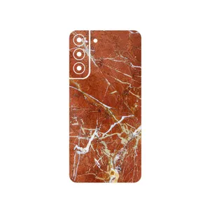MAHOOT Red Marble Cover Sticker for Samsung Galaxy S22 Plus 5G