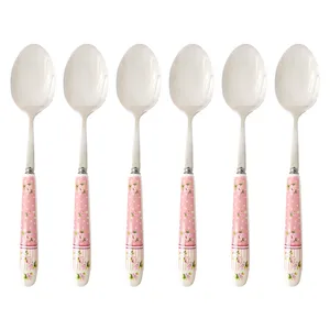 سرویس قاشق غذاخوری 6 پارچه طرح انجل