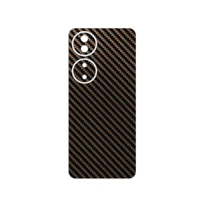 MAHOOT Glossy-Brown-Fiber Cover Sticker for Honor X7b