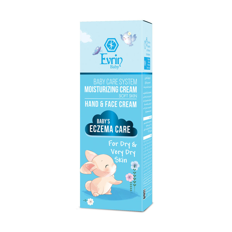 کرم مرطوب کننده دست و صورت کودکان اورین مدل ECZEMA CARE حجم 75 میلی متر