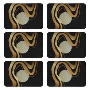 زیربشقابی طرح مدرن کد 8948 بسته 6 عددی 