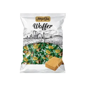 ویفر بادام زمینی مگا استار - 500 گرم