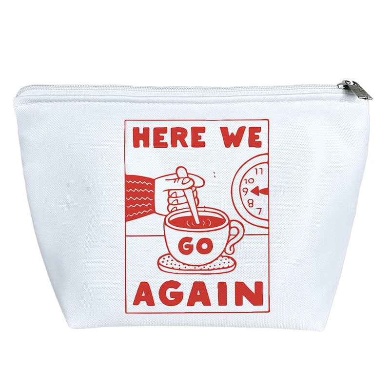 کیف لوازم آرایش دخترانه خندالو مدل Here We Go Again کد 9025