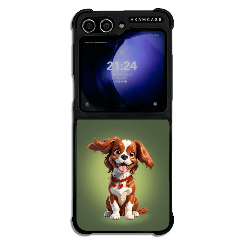 کاور آکام مدل AMC-WSGZFLIP5-DOGS-13 مناسب برای گوشی موبایل سامسونگ Galaxy Z Flip 5