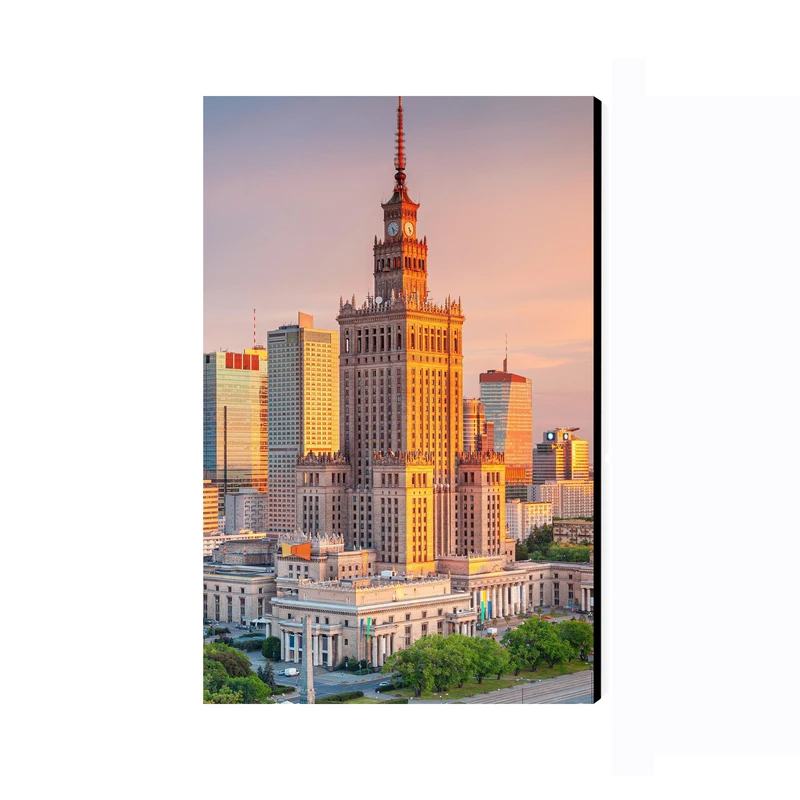 تابلو شاسی عرش طرح گردشگری لهستان مدل کاخ فرهنگ و دانش کد As5936