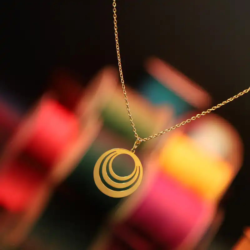 گردنبند طلا 18 عیار زنانه الن نار مدل   ELN10127