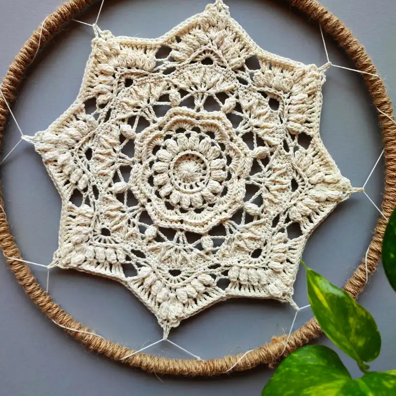 دیوارکوب بافتنی مدل دریم کچر کد R07 مجموعه 3 عددی