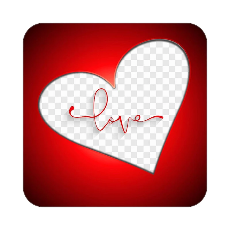 زیر لیوانی کاکتی طرح عاشقانه مدل mp38412