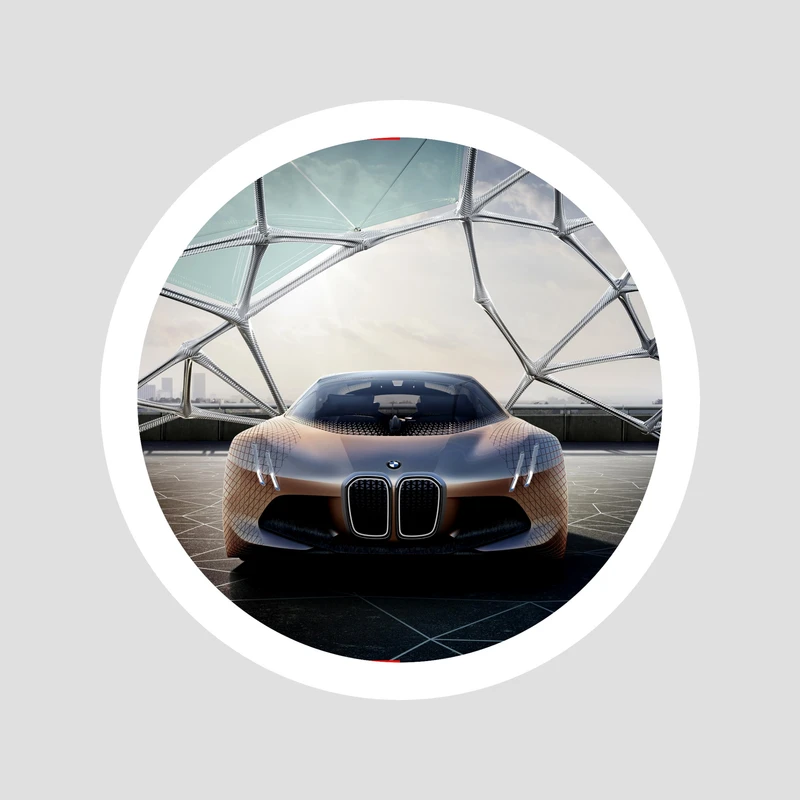 تابلو نوری پیشتاز نو اندیشان هوشمند اسپرلوس مدل بی ام و BMW next 100