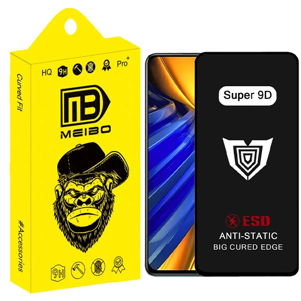 محافظ صفحه نمایش میبو مدل Super 9D View مناسب برای گوشی موبایل شیائومی Poco f4 / k40s / a73 5G