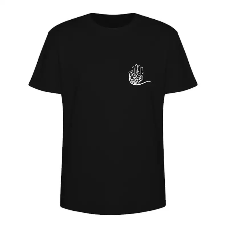 تی شرت آستین کوتاه پسرانه مدل محرم کد 05 رنگ مشکی