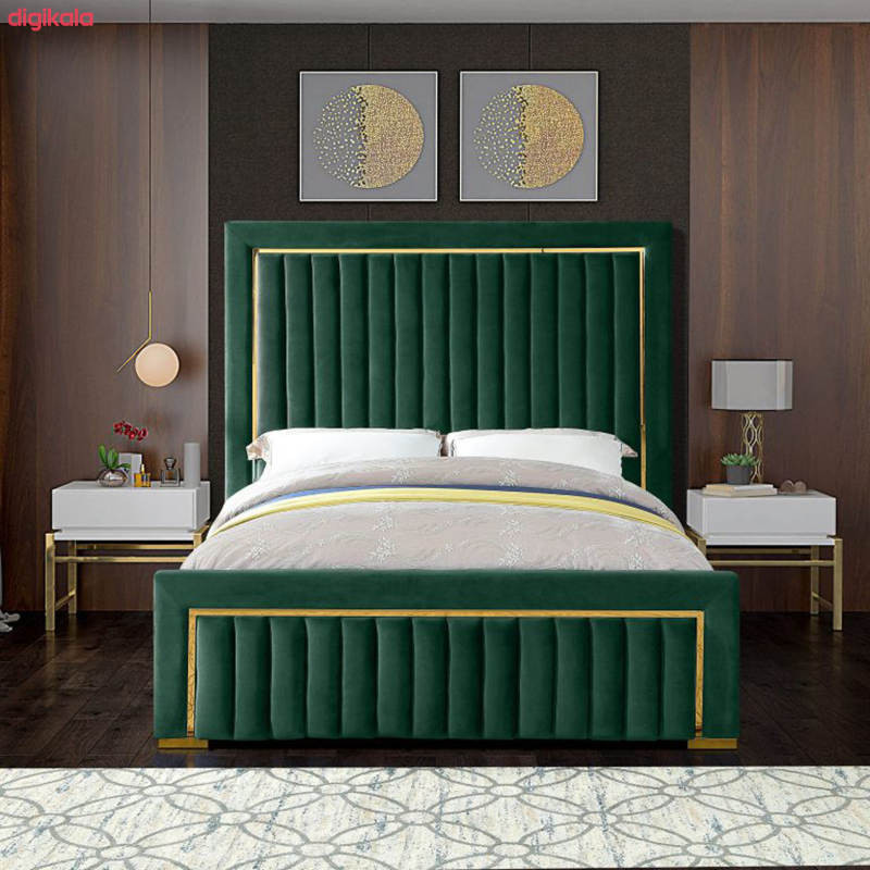 تخت خواب دونفره مدل رز سایز 200x180 سانتی متر