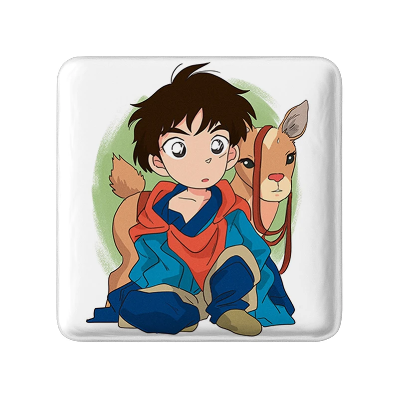 مگنت خندالو طرح آشیتاکا انیمه پرنسس مونونوکه مدل مربعی کد 34075