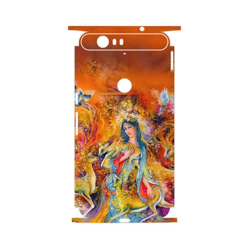 برچسب پوششی ماهوت مدل Persian miniature 2-FullSkin مناسب برای گوشی موبایل گوگل Nexus 6P