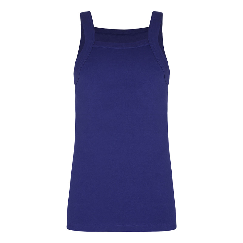 زیرپوش آستین حلقه ای یقه خشتی مردانه اوزتاش مدل 281179 رنگ آبی کاربنی